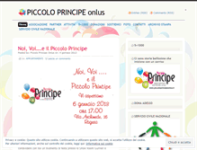 Tablet Screenshot of piccoloprincipeonlus.wordpress.com