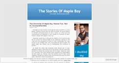 Desktop Screenshot of mapleboy.wordpress.com