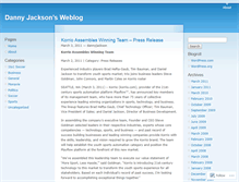 Tablet Screenshot of dannyjackson.wordpress.com