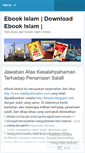 Mobile Screenshot of islamebook.wordpress.com
