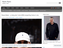 Tablet Screenshot of martinmyers.wordpress.com