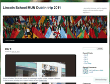 Tablet Screenshot of lincolnmun2011.wordpress.com