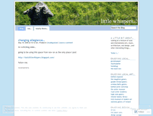 Tablet Screenshot of littlewhispers.wordpress.com