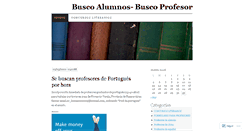 Desktop Screenshot of buscoalumnos.wordpress.com