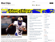 Tablet Screenshot of bluechipsblog.wordpress.com