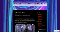 Desktop Screenshot of deliriumdog.wordpress.com