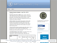 Tablet Screenshot of gillcapital.wordpress.com