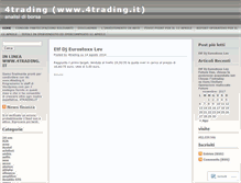 Tablet Screenshot of 4trading.wordpress.com