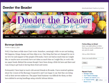 Tablet Screenshot of deederthebeader.wordpress.com