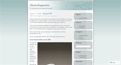 Desktop Screenshot of alarmsupporter.wordpress.com