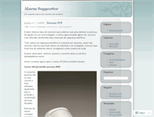 Tablet Screenshot of alarmsupporter.wordpress.com