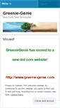 Mobile Screenshot of greeniegenie.wordpress.com