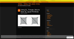 Desktop Screenshot of jogles.wordpress.com
