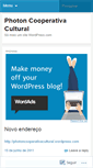 Mobile Screenshot of cooperativaphotonfilmes.wordpress.com