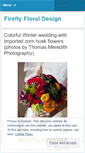 Mobile Screenshot of fireflyfloral.wordpress.com