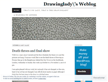 Tablet Screenshot of drawinglady.wordpress.com