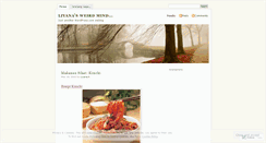 Desktop Screenshot of lalalululiliyana.wordpress.com