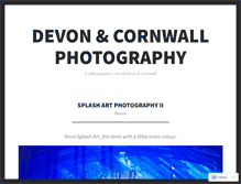 Tablet Screenshot of devoncornwallphotography.wordpress.com