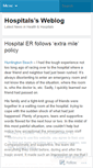 Mobile Screenshot of hospitals.wordpress.com