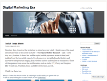 Tablet Screenshot of digitalmarketingeradotcom.wordpress.com