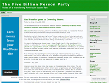 Tablet Screenshot of 5billionpersonparty.wordpress.com