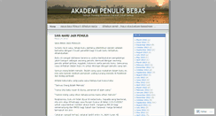 Desktop Screenshot of akademipenulisbebas.wordpress.com