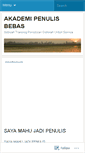 Mobile Screenshot of akademipenulisbebas.wordpress.com