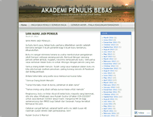 Tablet Screenshot of akademipenulisbebas.wordpress.com