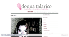 Desktop Screenshot of donnatalaricowrites.wordpress.com