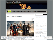 Tablet Screenshot of ironyisapoormaster.wordpress.com