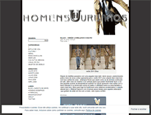 Tablet Screenshot of homensurbanos.wordpress.com