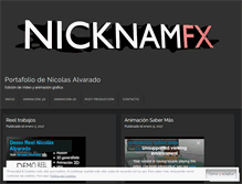 Tablet Screenshot of nicknamfx.wordpress.com