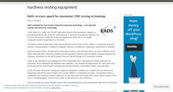 Desktop Screenshot of hardnesstestingequipment.wordpress.com