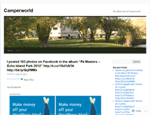 Tablet Screenshot of camperworld.wordpress.com