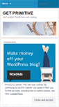 Mobile Screenshot of letsgetprimitiverightnow.wordpress.com