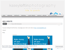 Tablet Screenshot of kaseyloftinphotography.wordpress.com