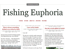 Tablet Screenshot of fishingeuphoria.wordpress.com