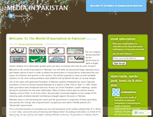 Tablet Screenshot of mediainpakistan.wordpress.com