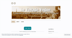Desktop Screenshot of levoyagevogue.wordpress.com