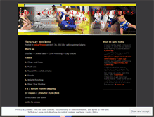 Tablet Screenshot of goldcoastmartialarts.wordpress.com