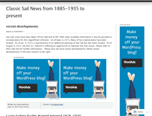 Tablet Screenshot of classicsailnews.wordpress.com