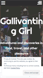 Mobile Screenshot of gallivantinggirl.wordpress.com