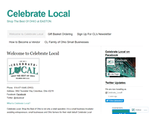 Tablet Screenshot of celebratelocal.wordpress.com