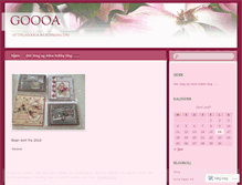 Tablet Screenshot of goooa.wordpress.com