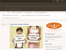 Tablet Screenshot of howtobeawalkingmomtra.wordpress.com
