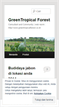 Mobile Screenshot of greentropicalforest.wordpress.com