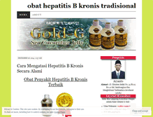 Tablet Screenshot of obathepatitisbkronistradisional.wordpress.com