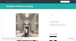 Desktop Screenshot of nicolettet.wordpress.com