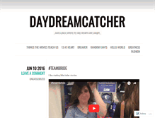 Tablet Screenshot of daydreamcatcher.wordpress.com