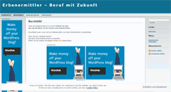 Desktop Screenshot of erbenermittler.wordpress.com